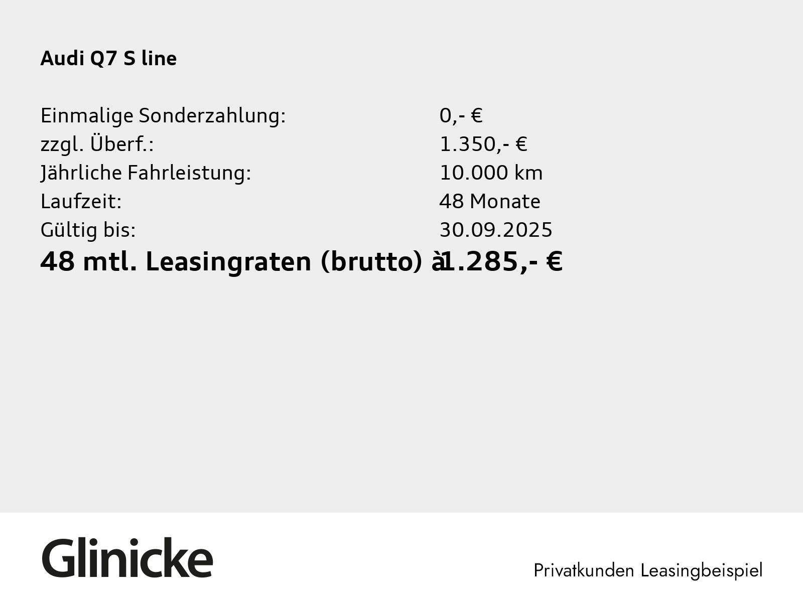 Audi Q7 SUV 50 TDI quattro S line  HD Matrix Pano B&O