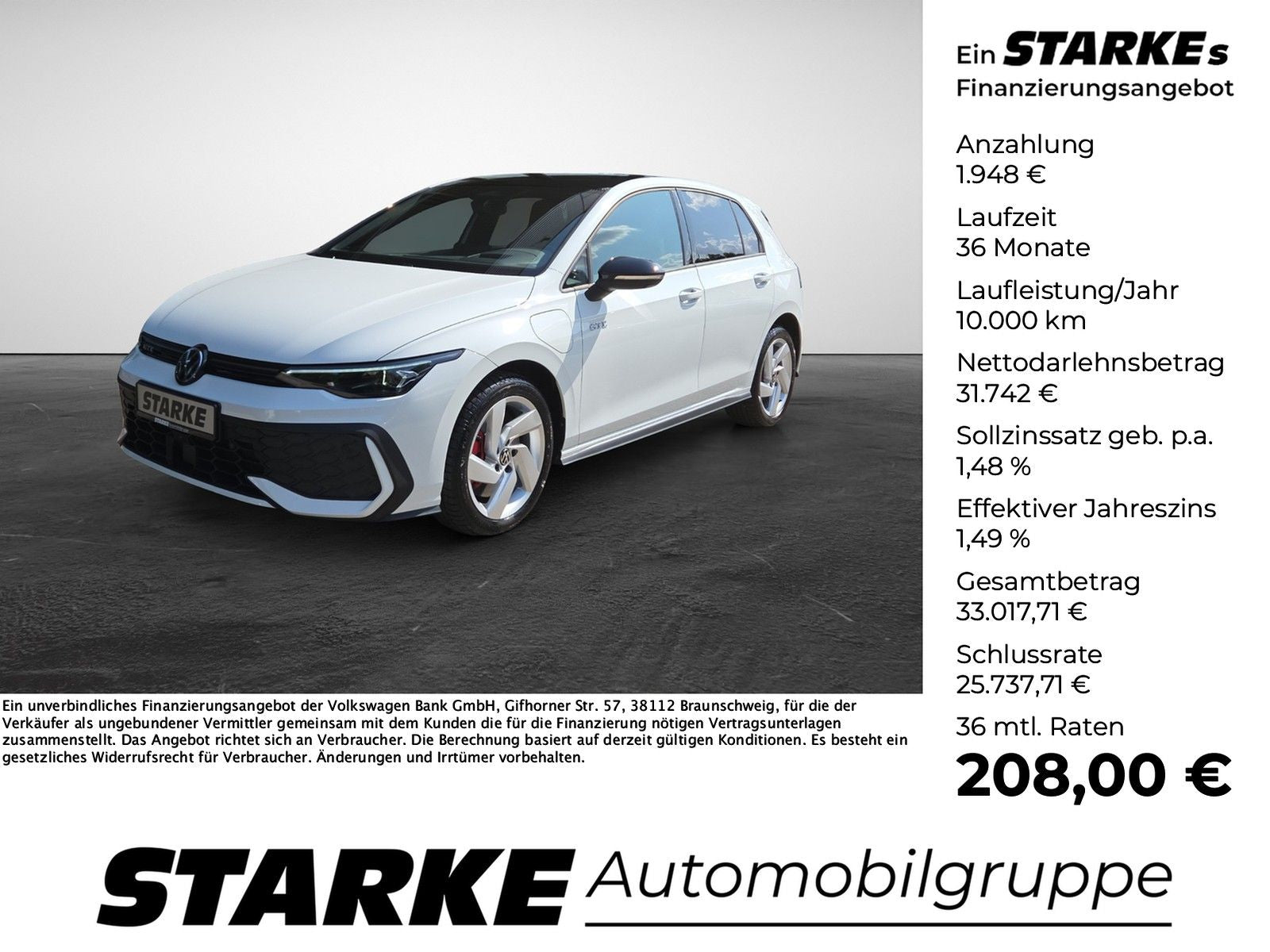 Volkswagen Golf GTE 1.5 TSI DSG eHybrid LED-Matrix Sitzklim