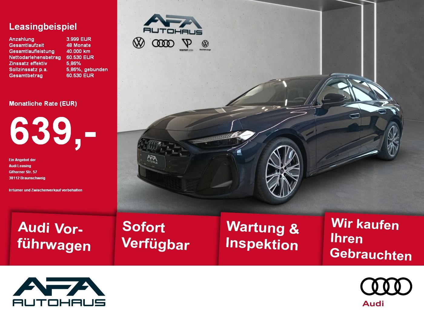 Audi A5 Avant 2.0 TDI qu. S tr. S-Line*Matrix*HUD*B&O