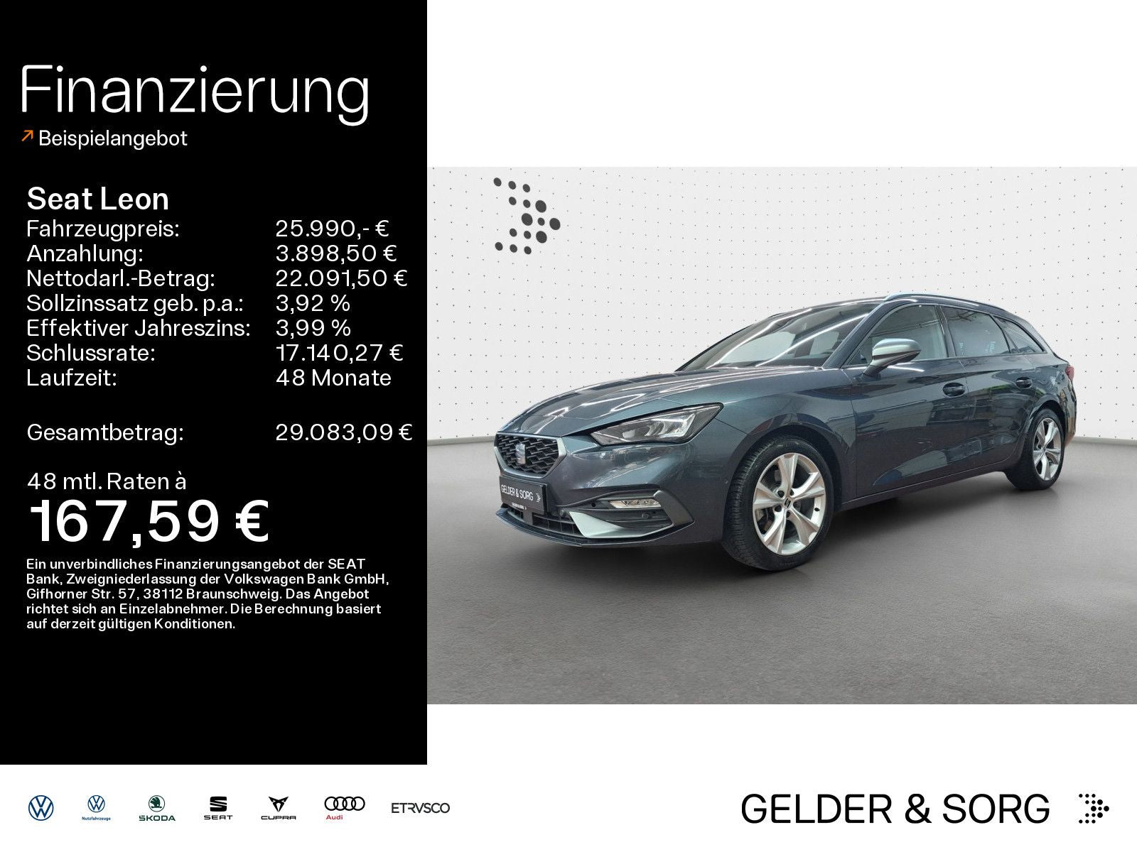 Seat Leon Sportstourer FR 2.0 TDI LED*RFK*AHK*Navi*AC