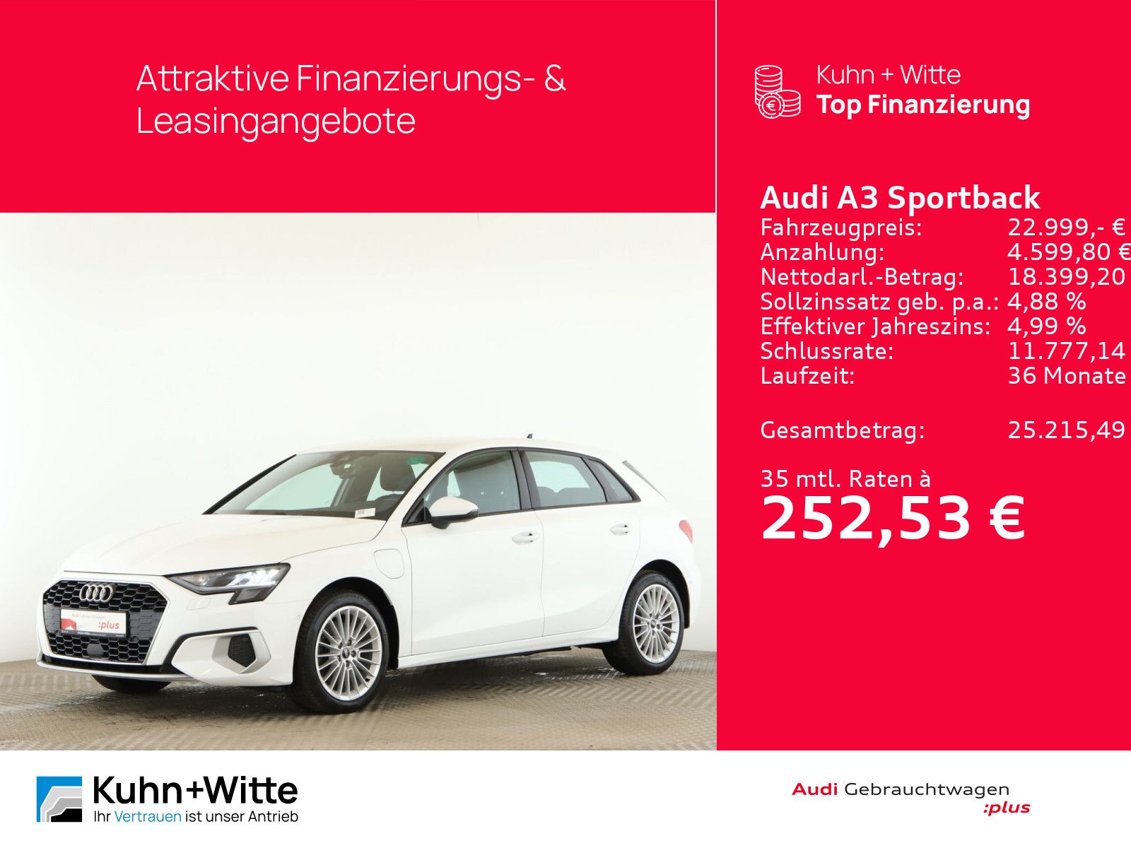 Audi A3 Sportback 40 TFSIe advanced *HYBRID*LED*PDC*M