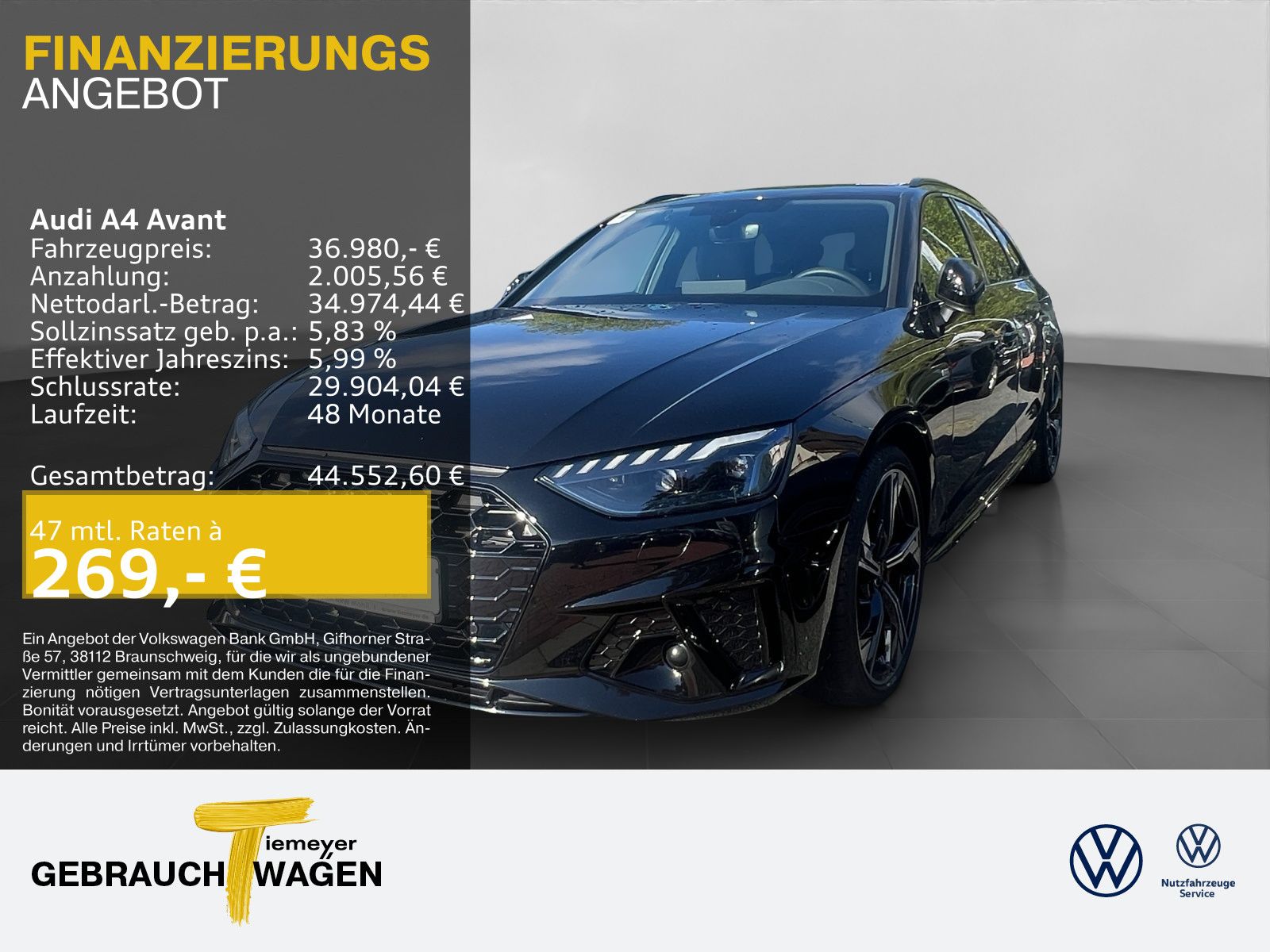 Audi A4 Avant 40 TFSI Q 2x S LINE AHK LM19 MATRIX-LED
