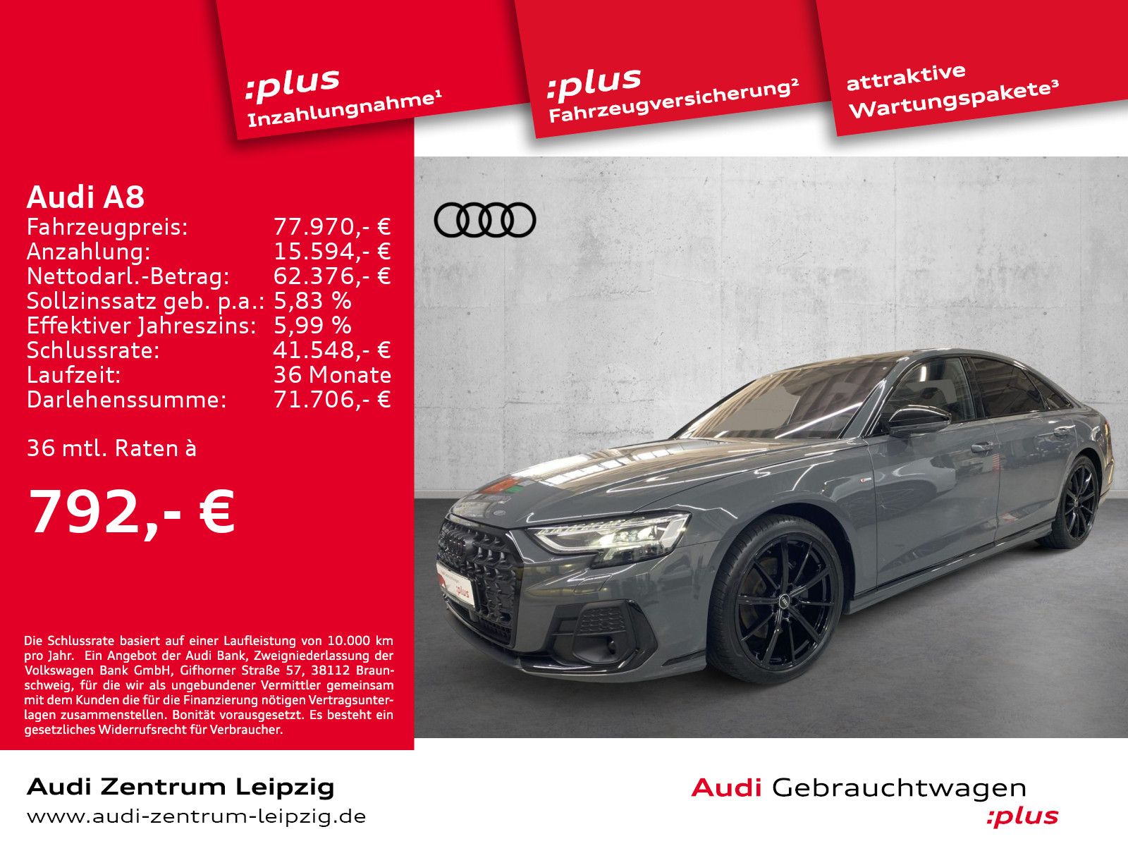 Audi A8 50 TDI quattro S-line - Samsaru's Car Outlet