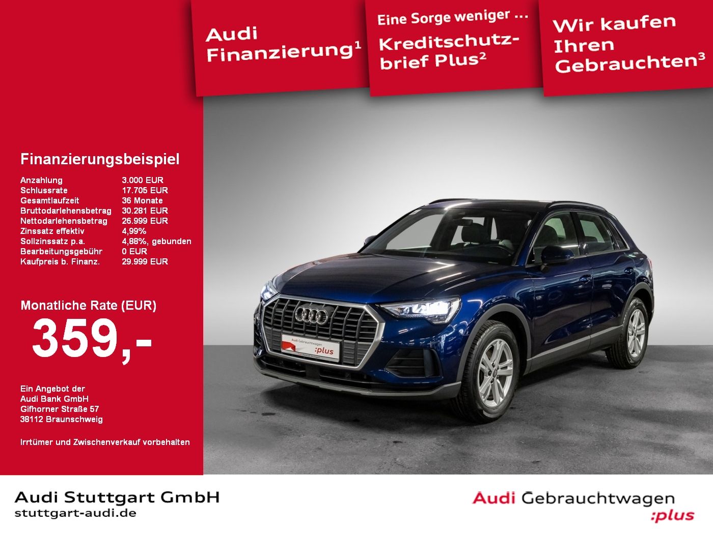 Audi Q3 35 TDI qu S line - Samsaru's Car Outlet