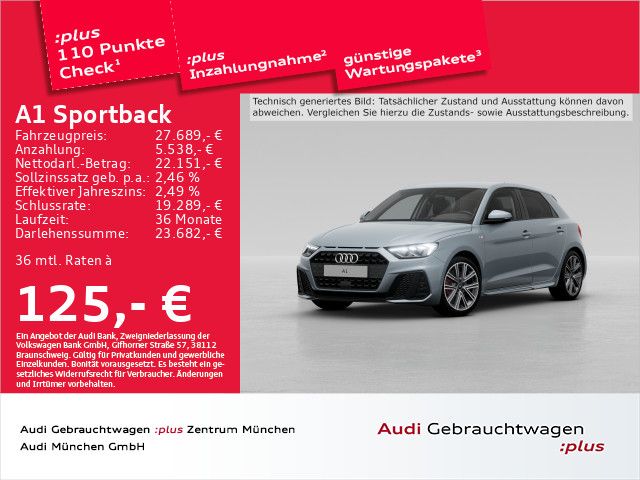 Audi A1 Sportback 30 TFSI S tronic S line - Samsaru's Car Outlet