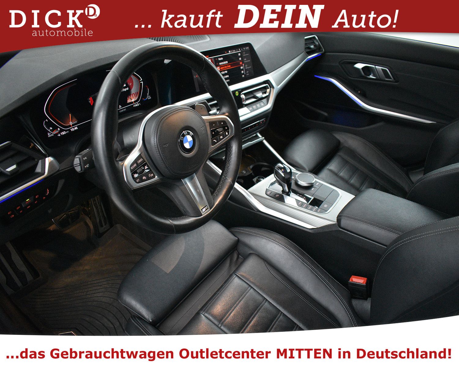 BMW 320d Sport Aut. M PAKET+VIRTU+MEMO+KAM+PROF+ACC+