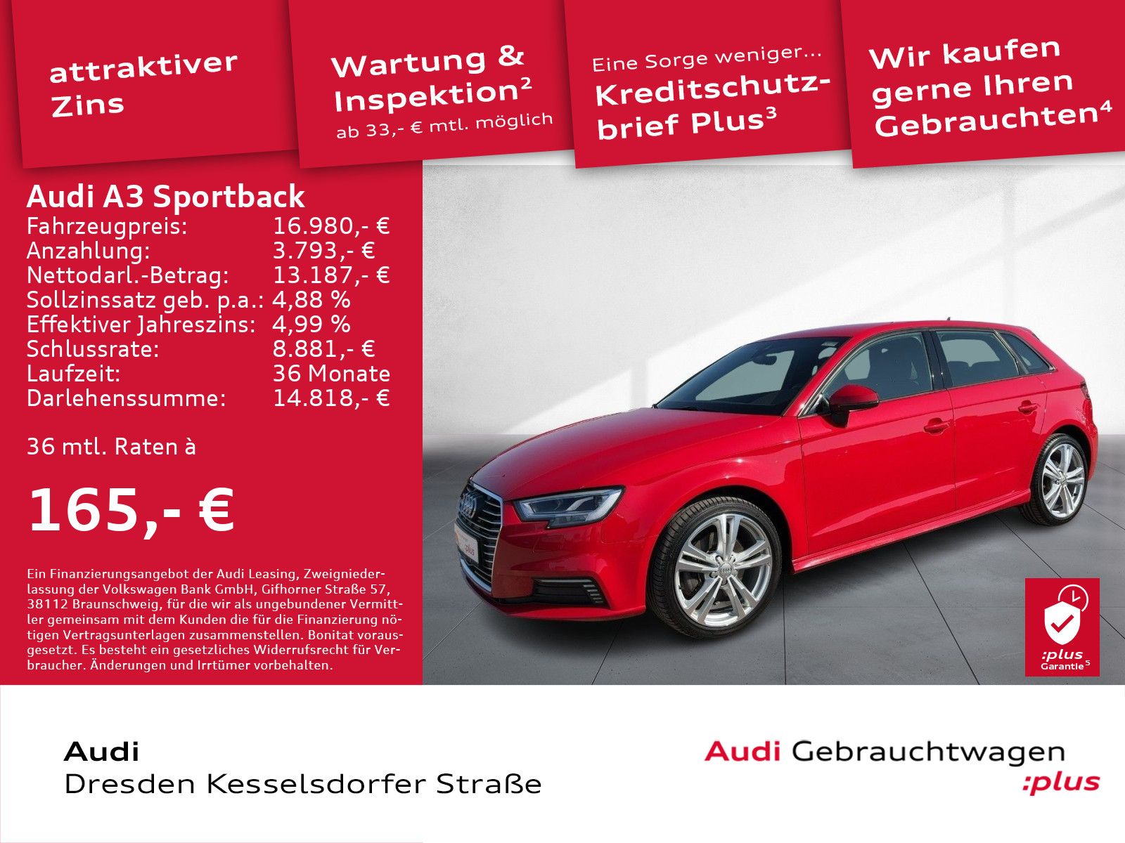 Audi A3 Sportback 40 e-tron sport - Samsaru's Car Outlet
