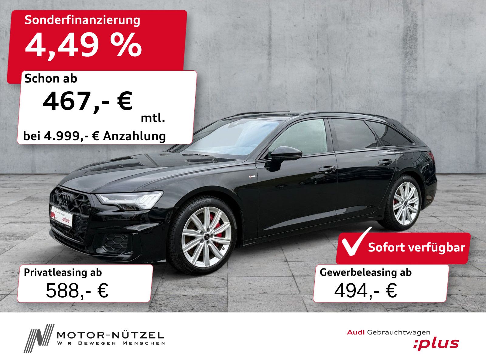 Audi A6 Avant 55 TFSI e QU S-LINE MATRIX+HuD+B&O+PANO