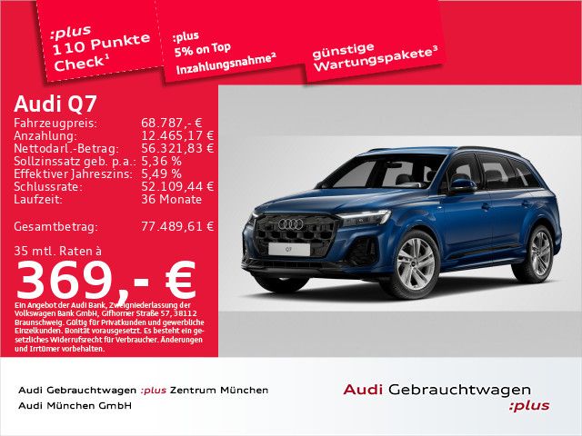 Audi Q7 50 TDI qu. S line LuftFed/ACC/AHK/Virtual