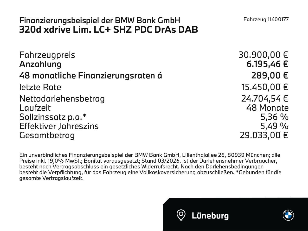 BMW 320d xdrive Lim. LC+ SHZ PDC DrAs DAB Bluetooth