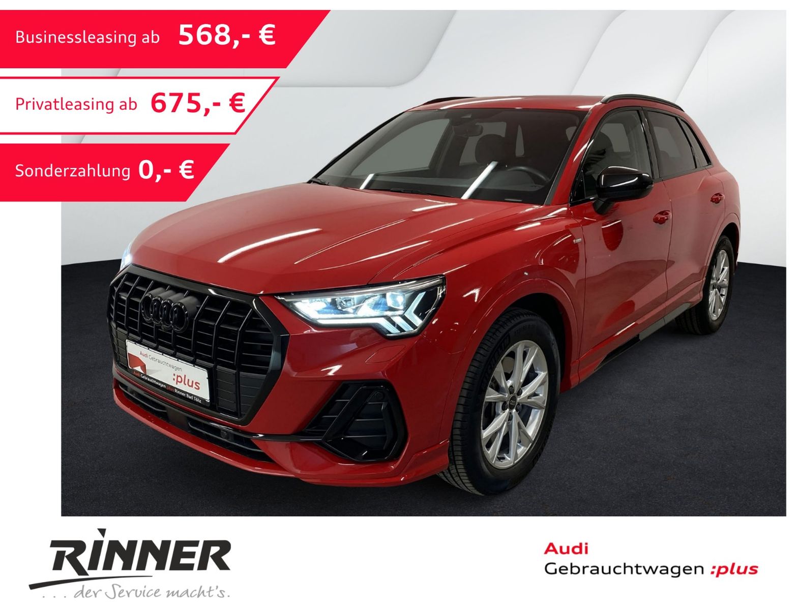 Audi Q3 45 TFSI quattro 2xS line+Matrix+Standhzg+360°