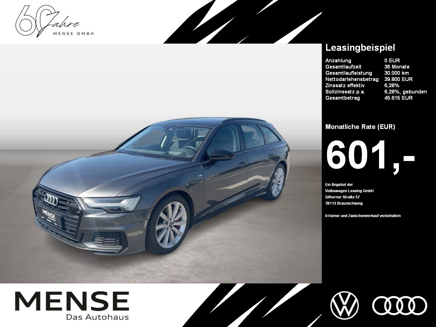 Audi A6 Avant 55 TFSI e quattro S tronic S line AHK