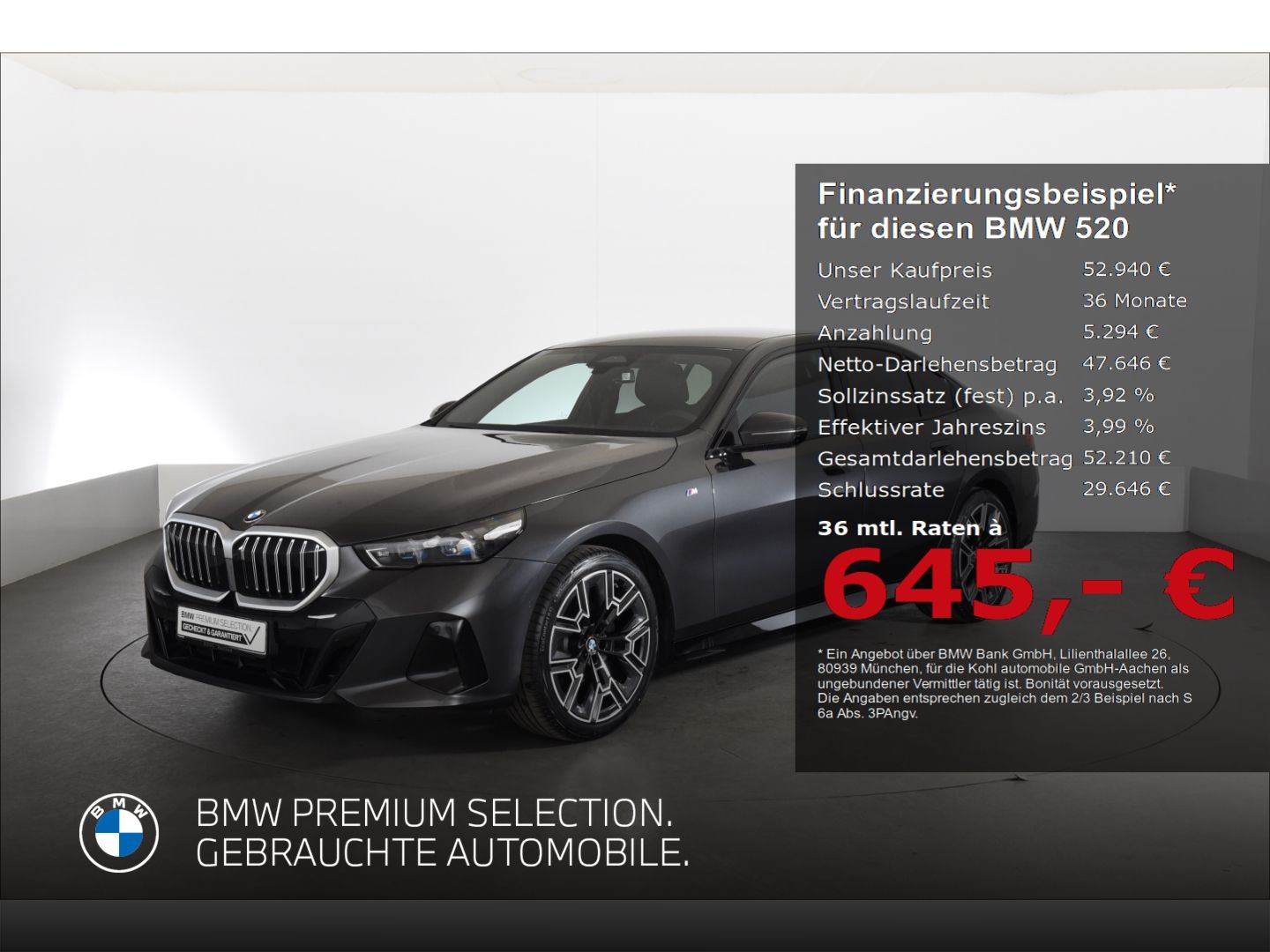 BMW 520 d M Sport Driving Assistant Plus Anhängerkup