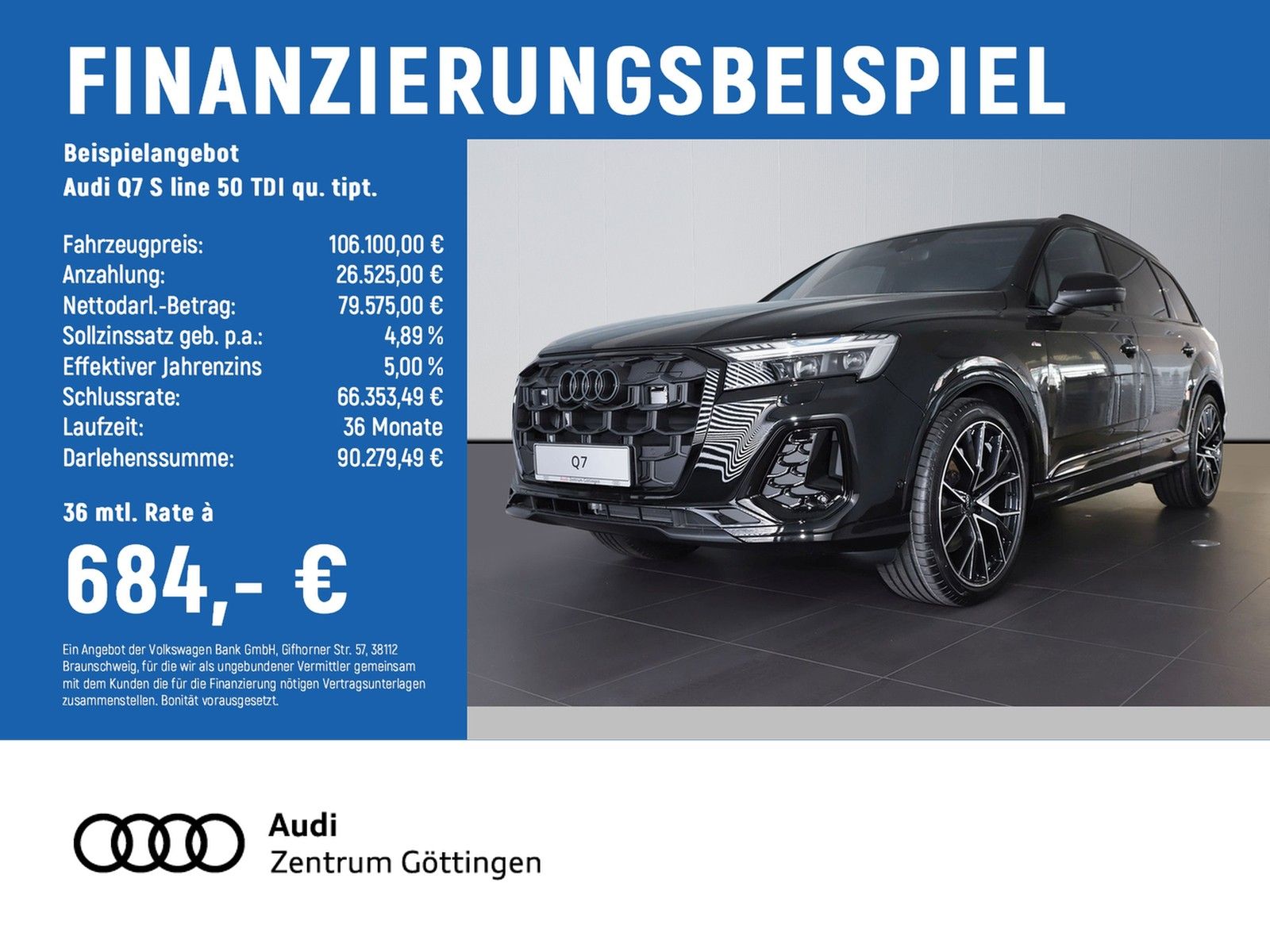 Audi Q7 S line 50 TDI qu. tipt. +AHK+PANO+MATRIX+StHz