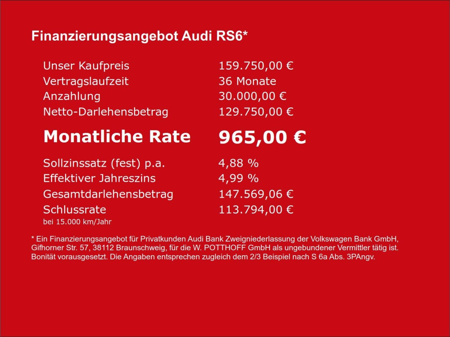 Audi RS6 Avant Q PERFORMANCE PANO HD-MATRIX 360° NAVI