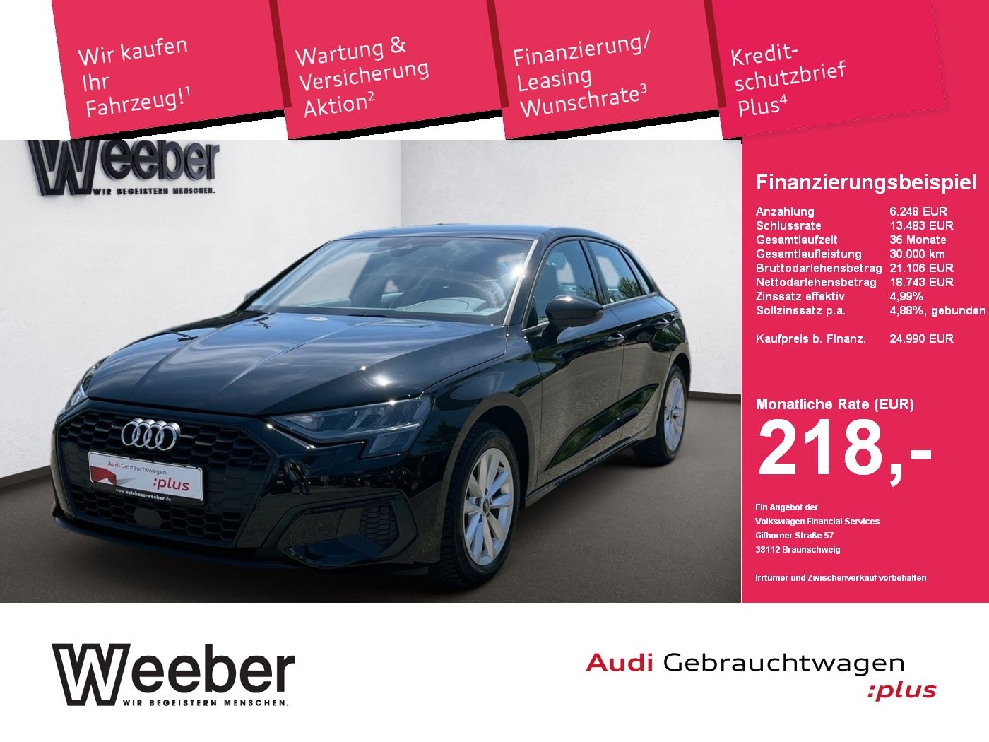 Audi A3 Sportback - Samsaru's Car Outlet