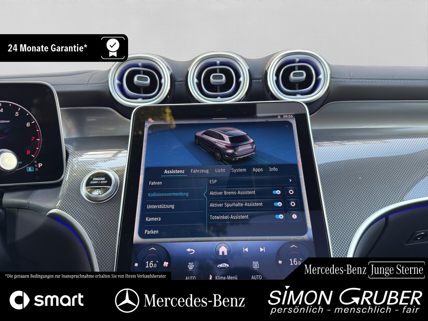 Mercedes-Benz GLC 200 4M AMG Night Pano Burm HUD Airmatic AHK