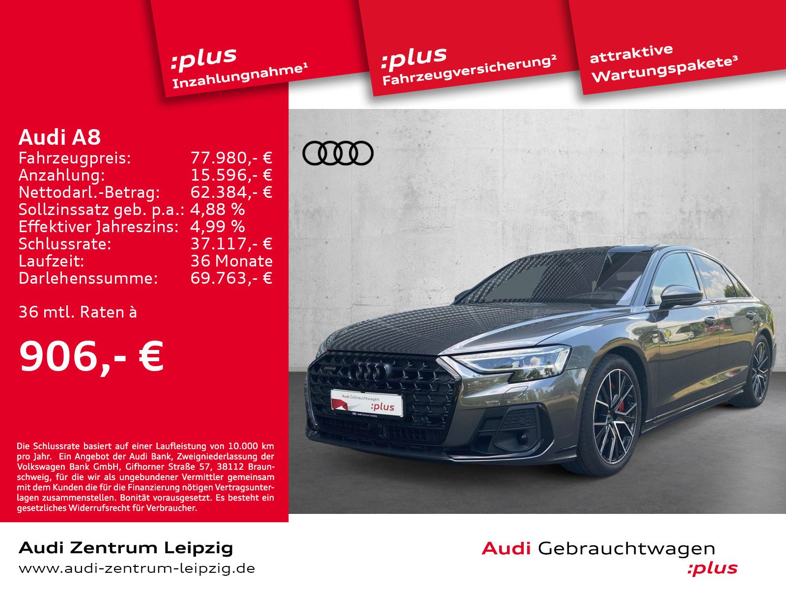 Audi A8 60 TFSIe quattro - Samsaru's Car Outlet