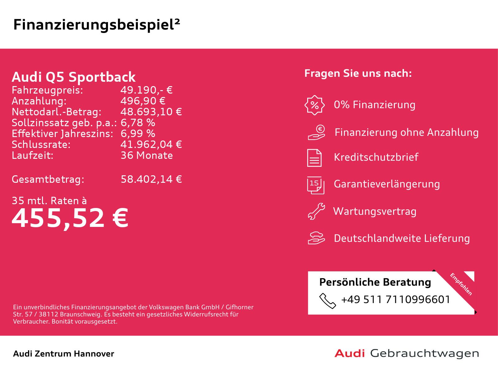 Audi Q5 Sportback S Line 40 TDI quattro Matrix B&O Ka