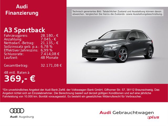 Audi A3 Sportback 45 eTFSI S line S tronic