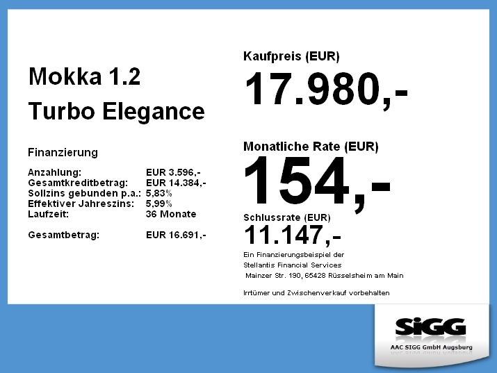 Opel Mokka 1.2 Turbo Elegance - Samsaru's Car Outlet