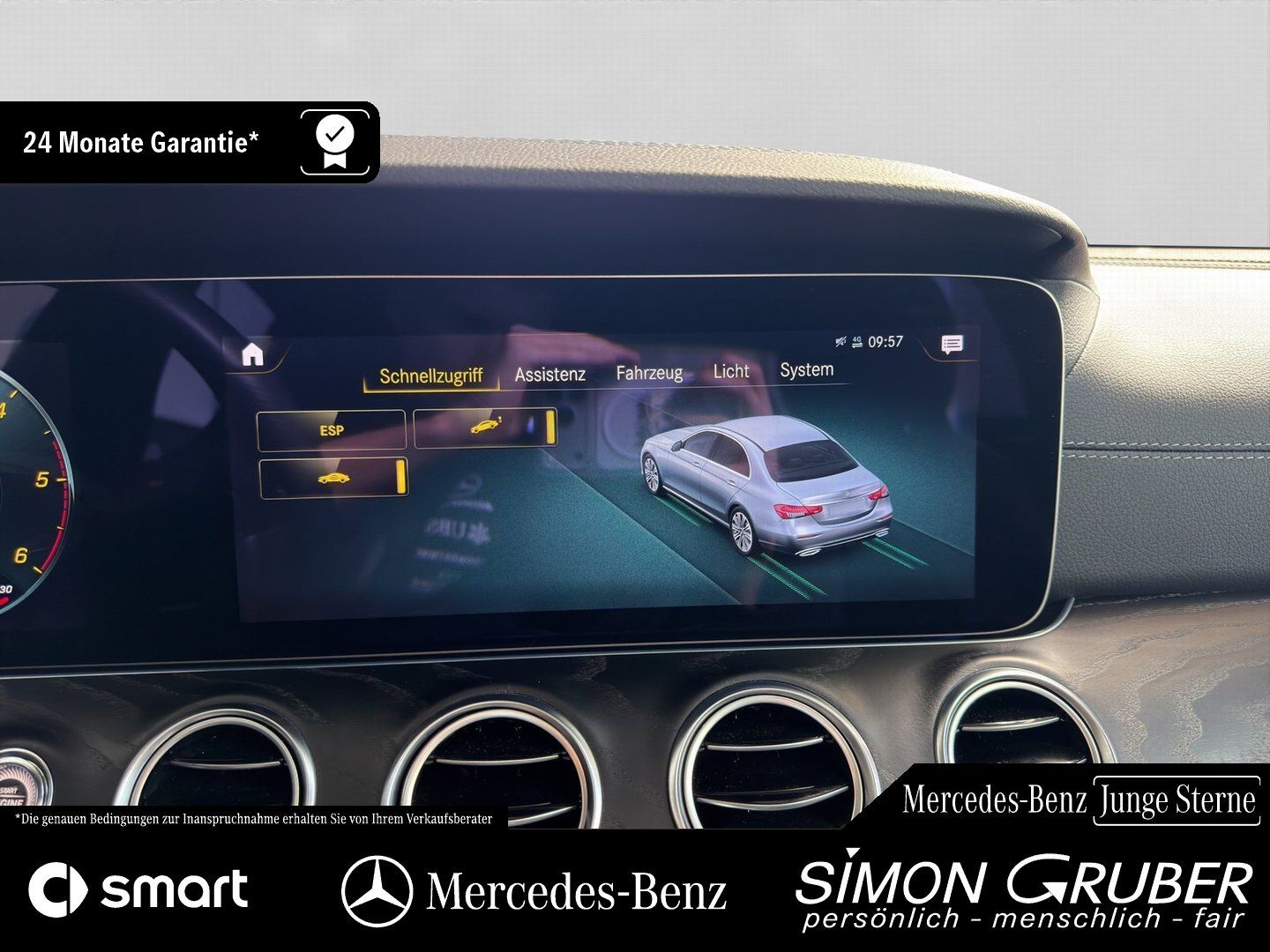 Mercedes-Benz E 220 d 4M AMG Line IntExt Widescreen LED Kamera