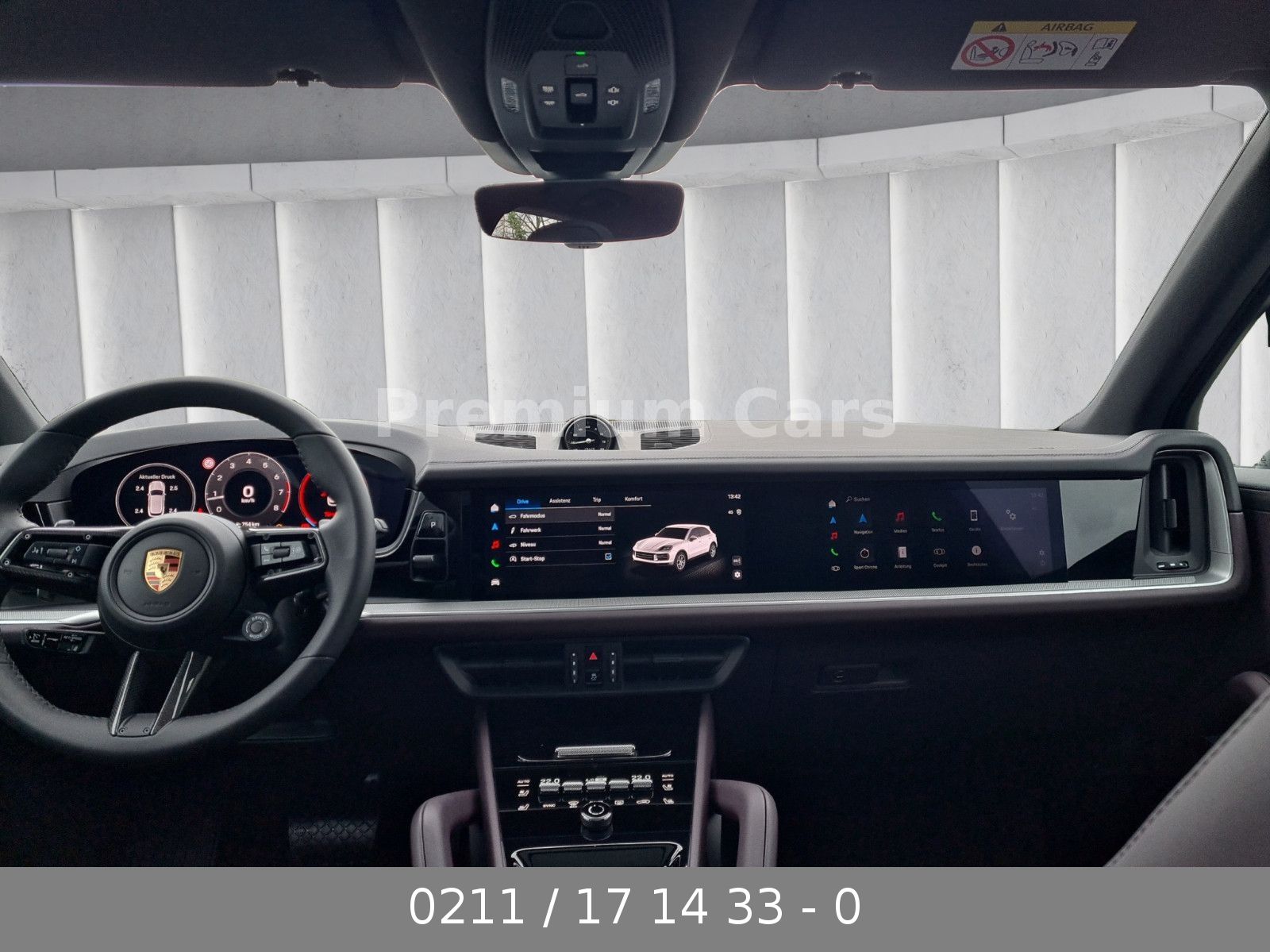 Porsche Cayenne / Beifahrerdisplay/Standheizung/AHK /-9%