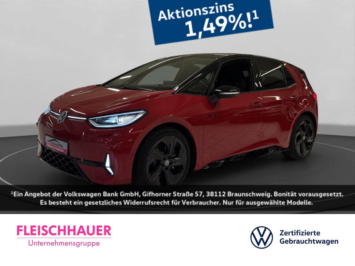 Volkswagen ID.3 GTX Matrix+Navi+Pano+AHK+HUD+20''+DCC+360°+