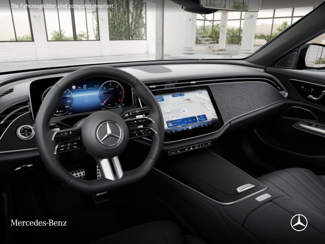 Mercedes-Benz E 220 d T 4M AMG Sportpaket Night AMG 20" Leder