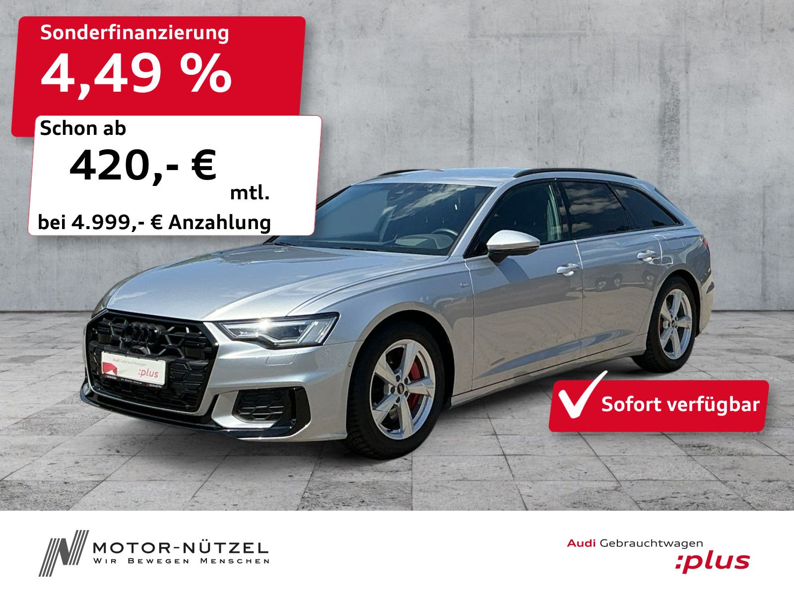 Audi A6 Avant 55 TFSI e QU S-LINE MATRIX+NAVI+HuD+AHK