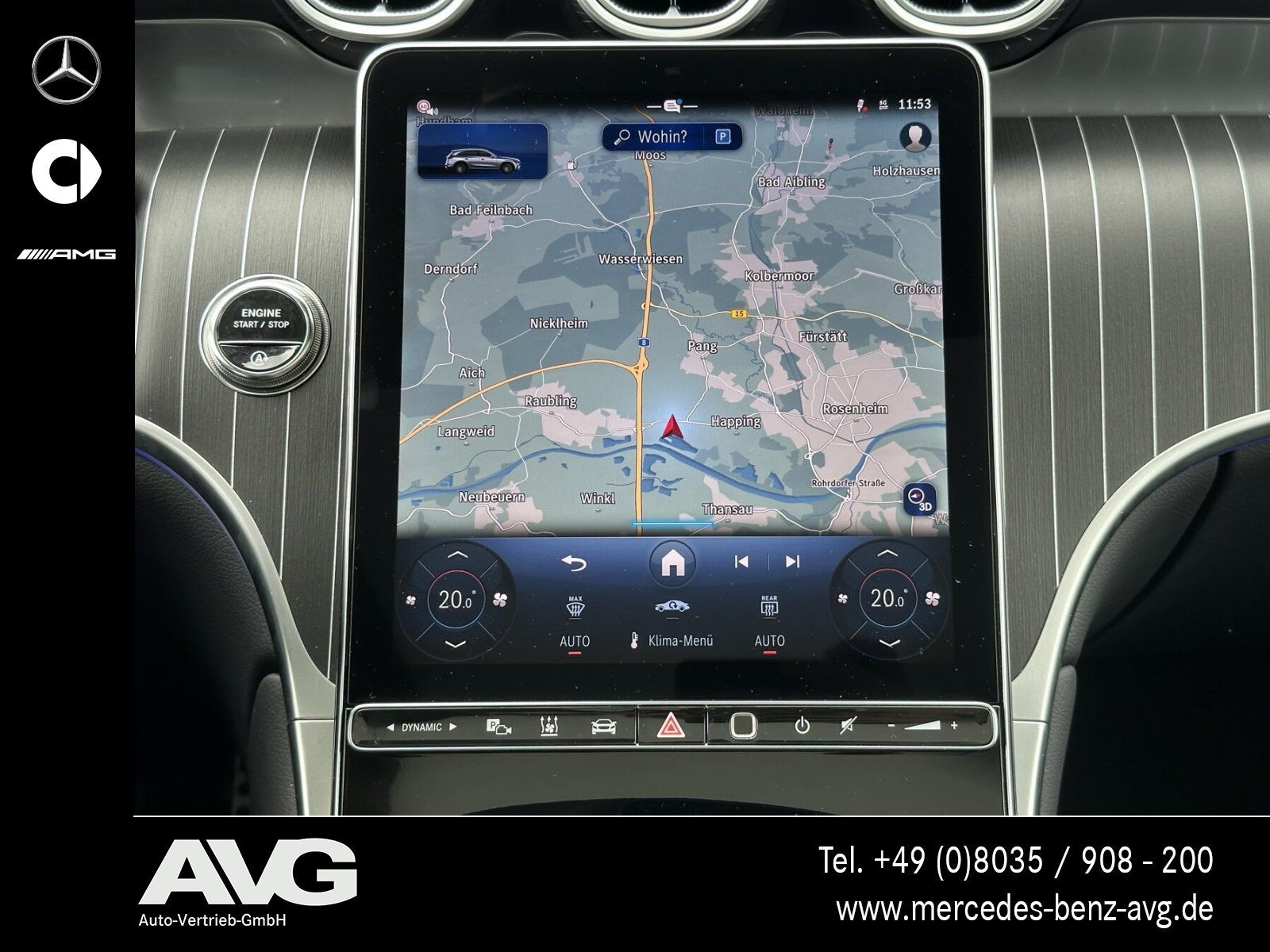 Mercedes-Benz GLC 450 d 4M AMG Pano HuD DIGITAL Memory Night