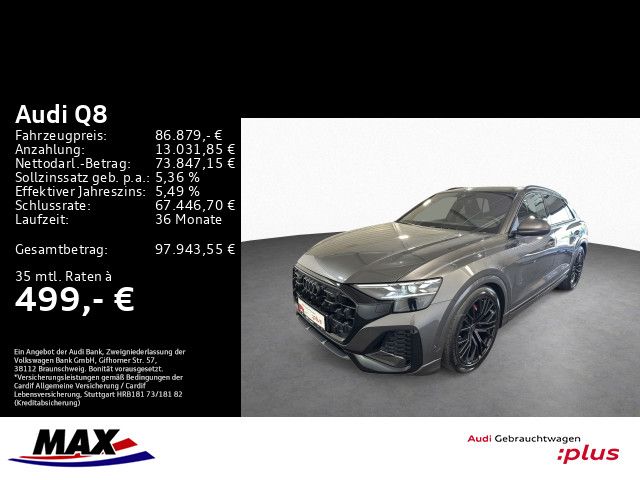 Audi Q8 50 TDI QUATT S LINE HD-MATRIX+PANO+AHK+RAUTE+