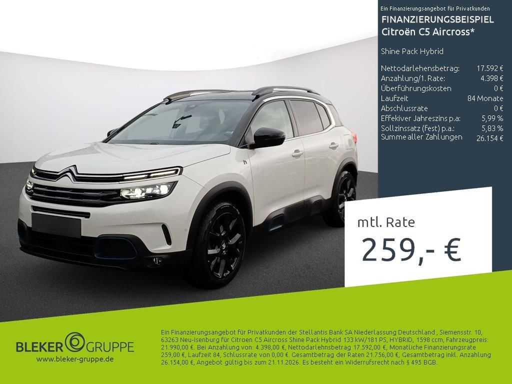Citroën C5 Aircross Shine Pack Hybrid