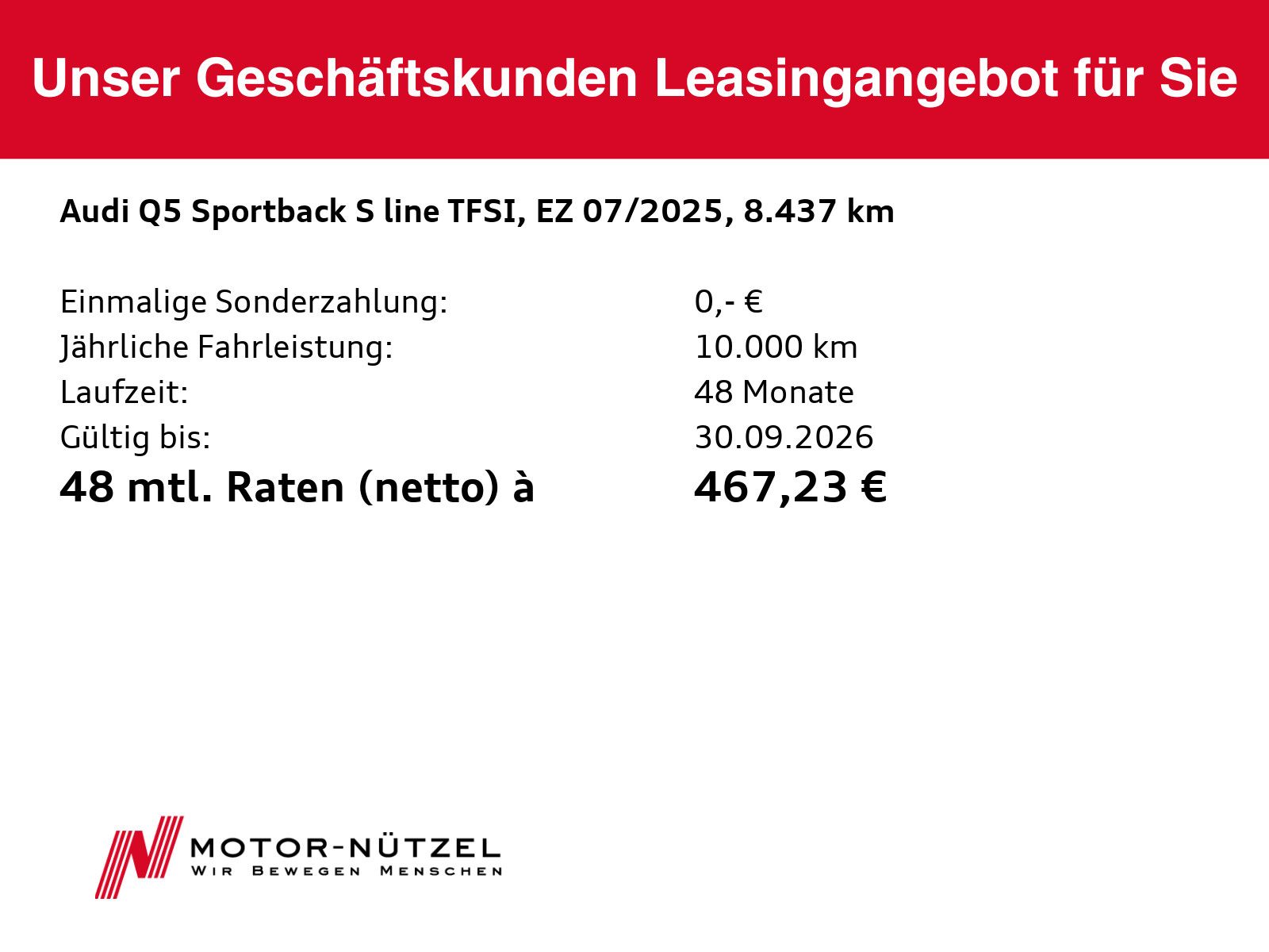 Audi Q5 Sportback 55 TFSI e QU S-LINE MATRIX+HuD+AHK