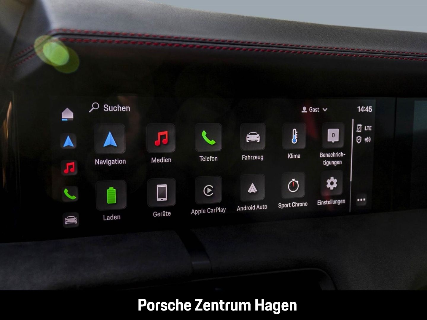 Porsche Taycan GTS HA-Lenkung Beifahrerdisplay Head-Up