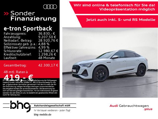 Audi e-tron Sportback S line 55 quattro