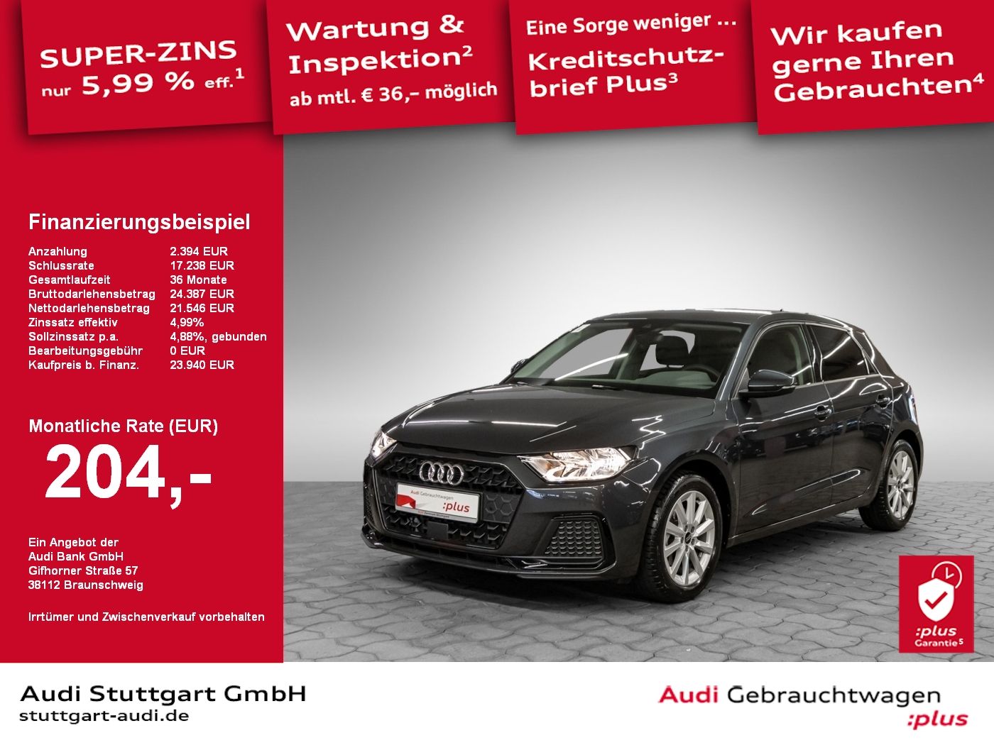 Audi A1 Sportback 30 TFSI S tronic - Samsaru's Car Outlet