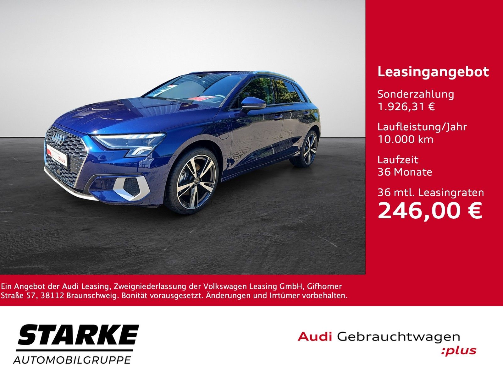 Audi A3 Sportback 40 TFSI e S tronic - Samsaru's Car Outlet