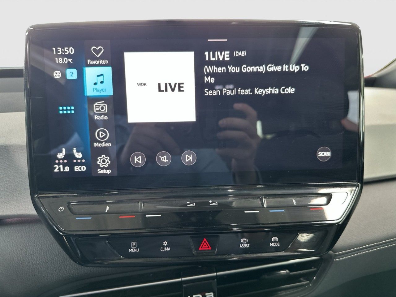 Volkswagen ID.3 Pro 58kWh + ACC + AHK FÜR FAHRRÄDER Klima