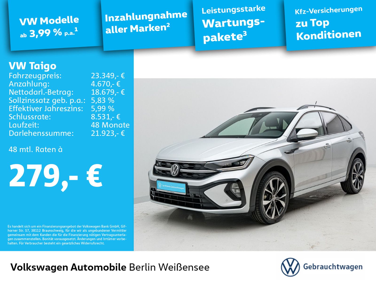 Volkswagen Taigo 1.0 TSI R-Line - Samsaru's Car Outlet