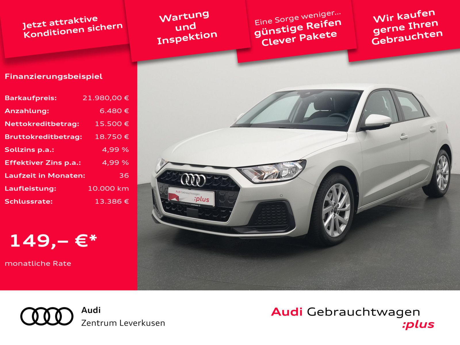 Audi A1 Sportback advanced S-TRON VIRT KAM PORT NAVI
