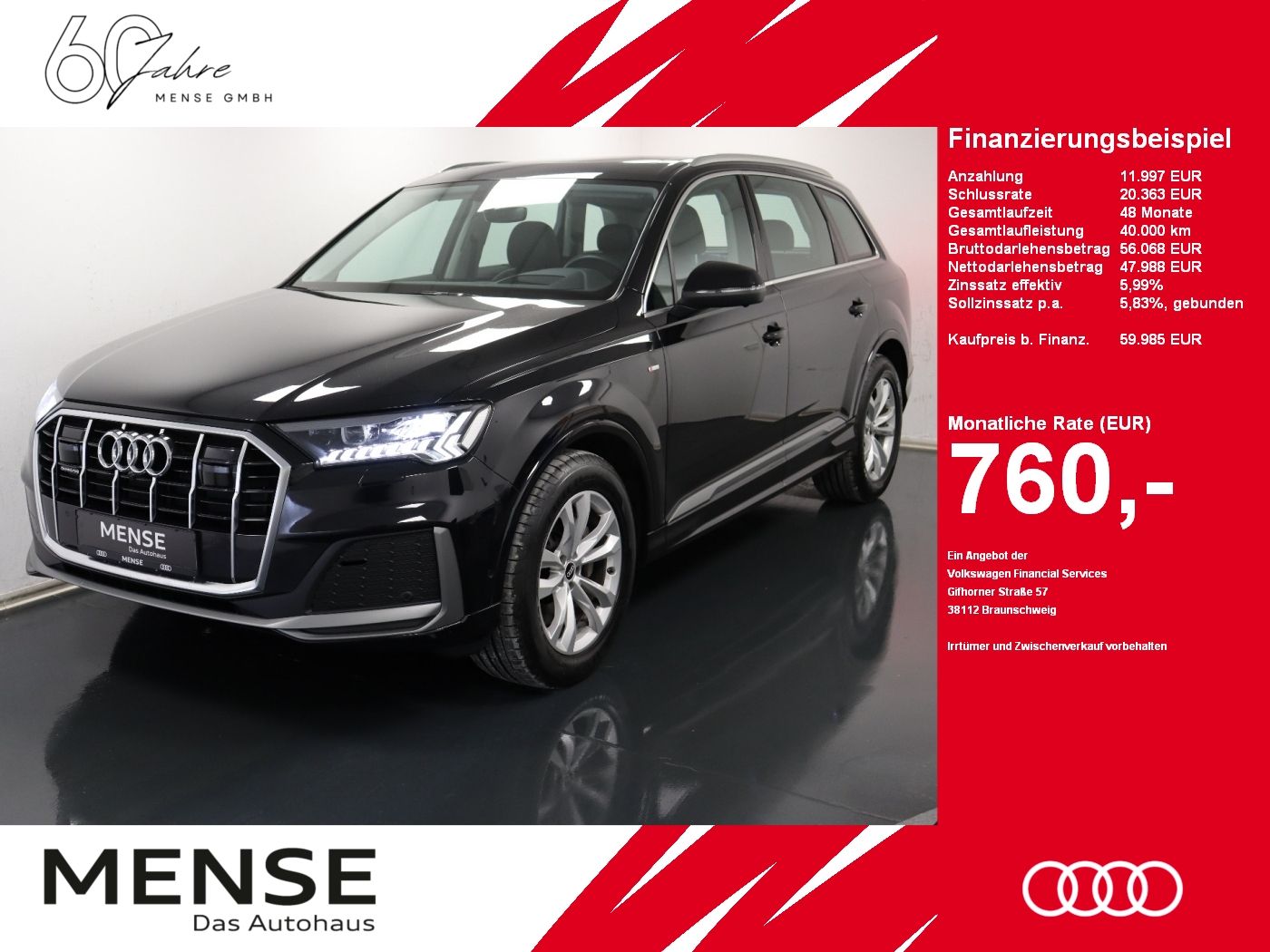 Audi Q7 50 TDI quattro tiptronic S line Matrix|B&O|Ca