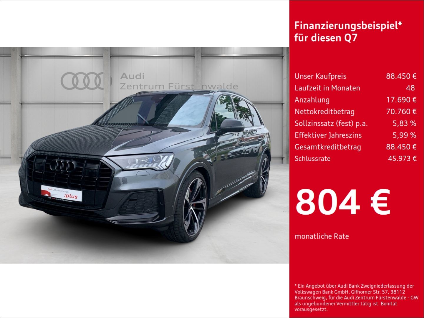 Audi Q7 50 TDI S-tronic quattro competition plus 7-Si