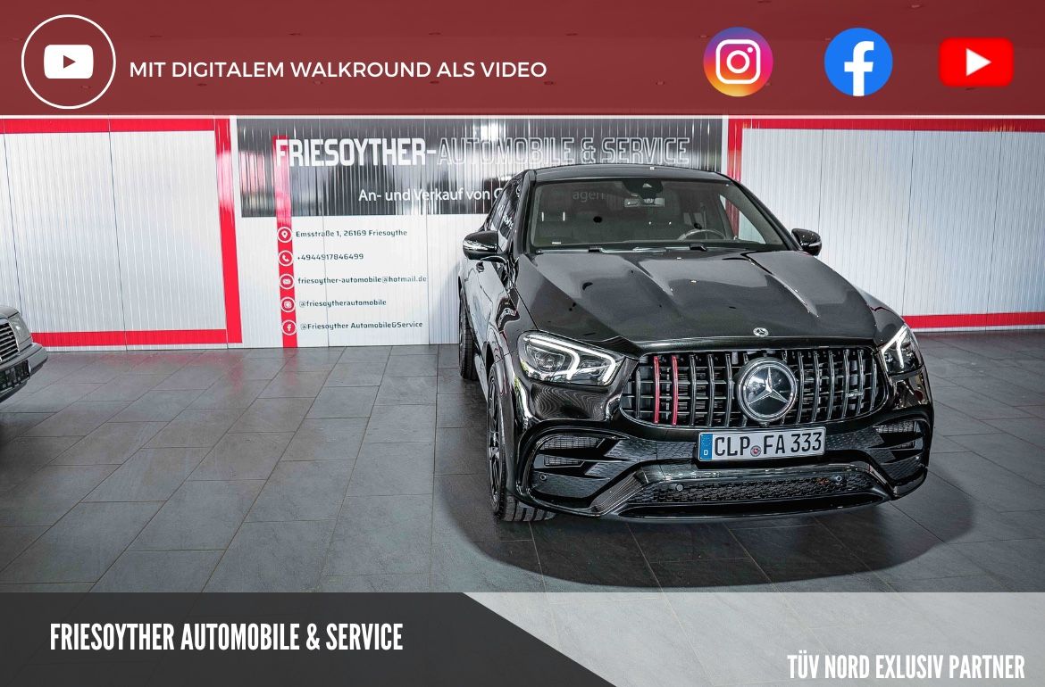 Mercedes-Benz GLE 63 S AMG 4M+ Coupe Panorama Carbon HUD Night