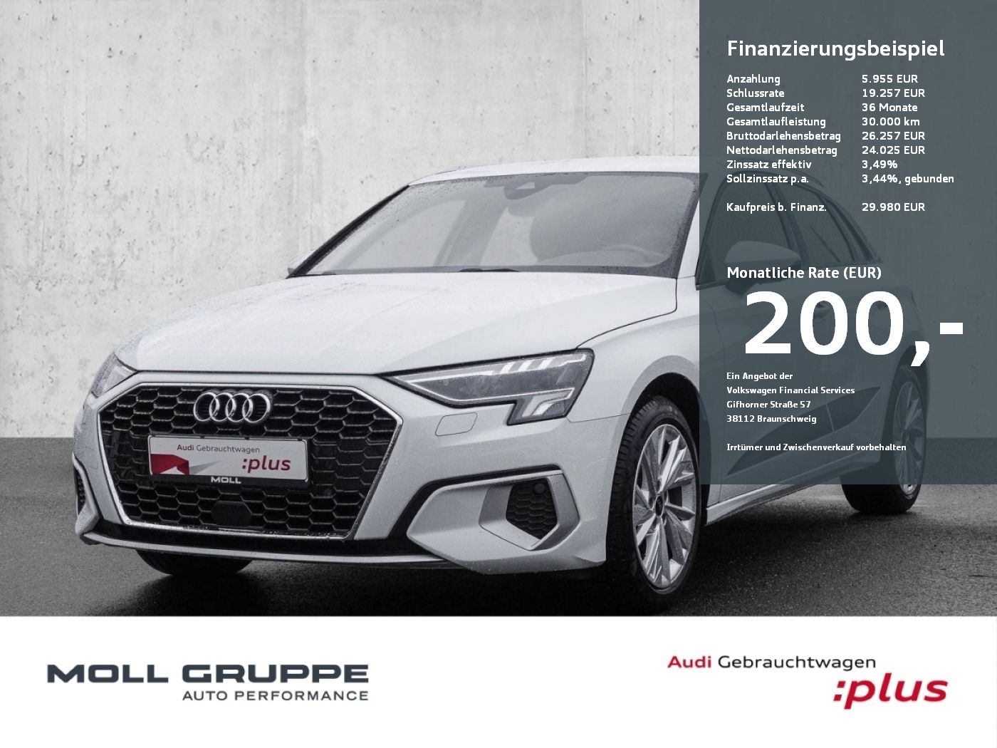 Audi A3 Sportback 30 TFSI S tronic Advanced (AHK)