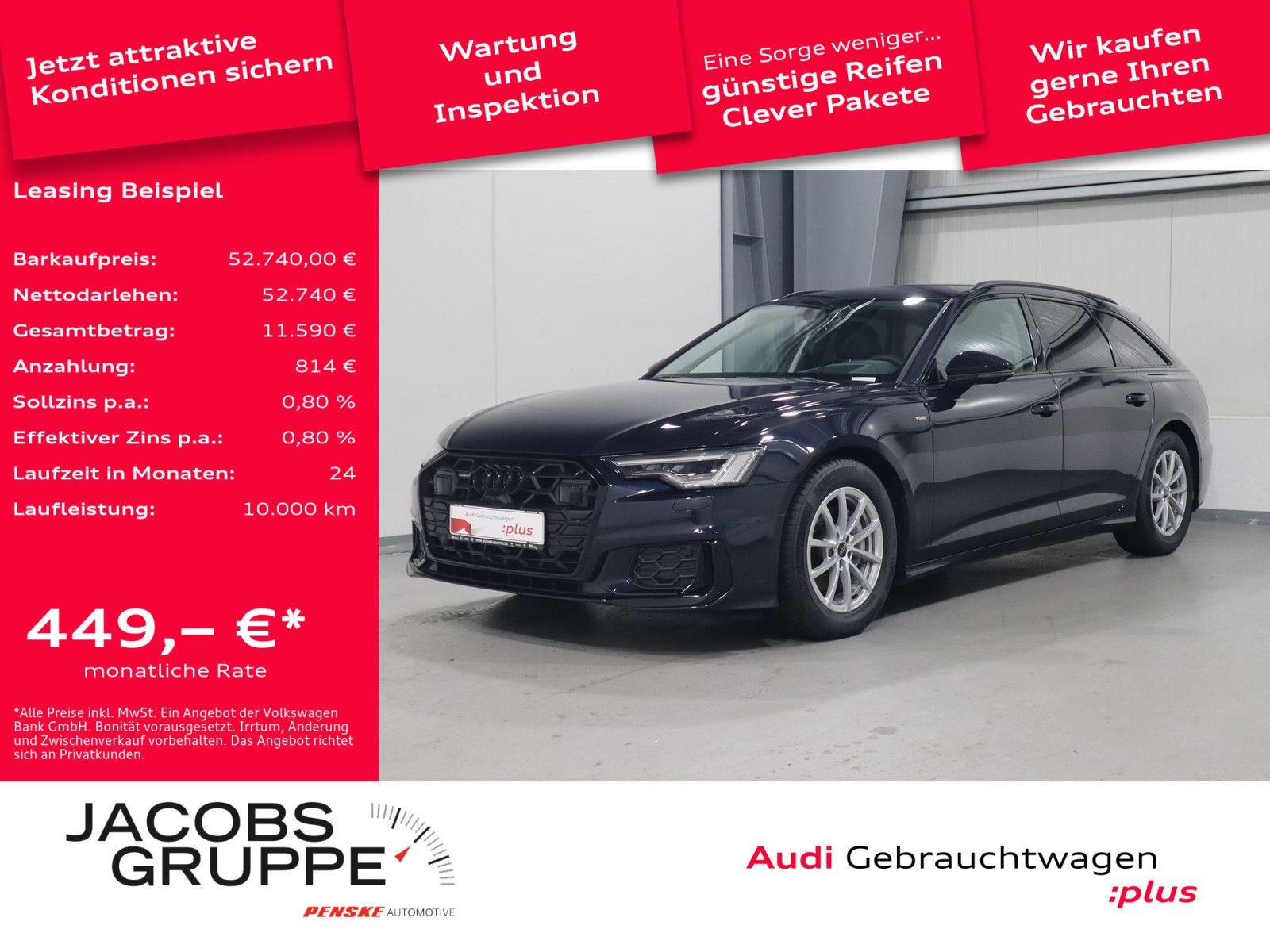 Audi A6 Avant 40 TDI quattro S line - Samsaru's Car Outlet