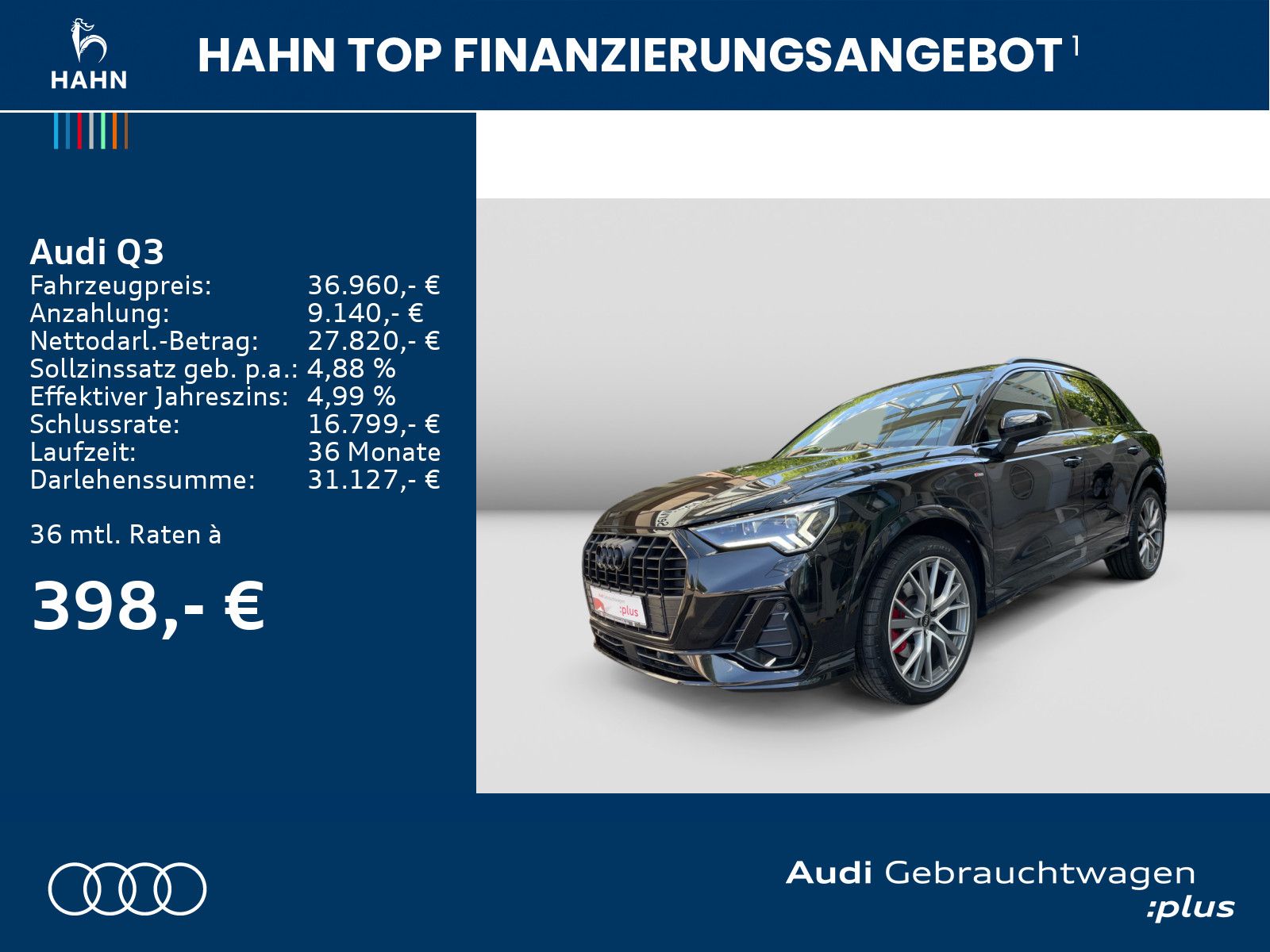 Audi Q3 40TDI quattro S-line - Samsaru's Car Outlet