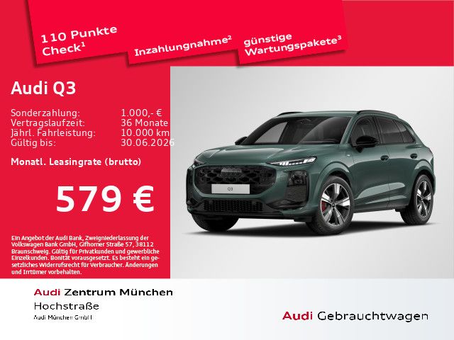 Audi Q3 TFSI qu. S tronic S line ACC/AHK/StdHzg/HuD