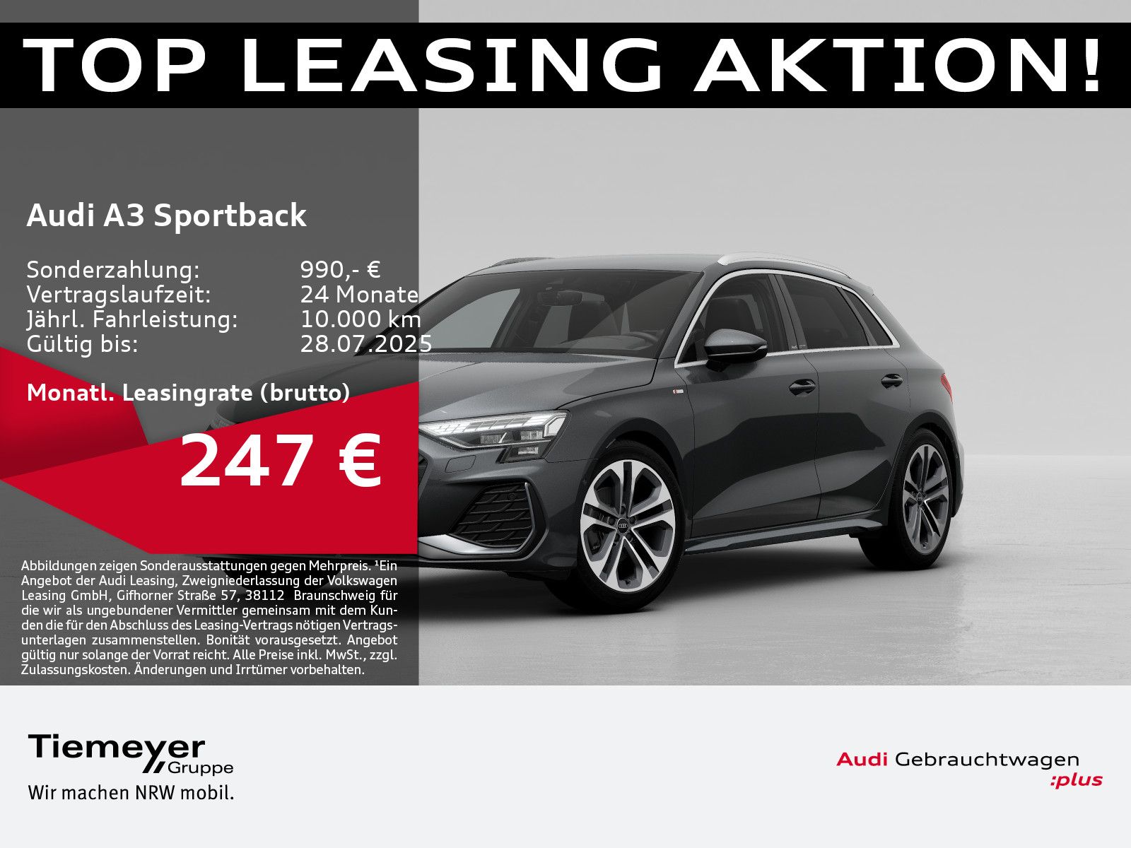 Audi A3 Sportback 30 TFSI S LINE - Samsaru's Car Outlet