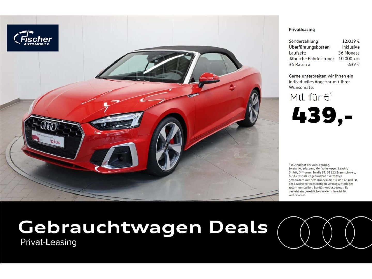 Audi A5 Cabriolet 45 TFSI qu. S line AHK/Matrix/NAV